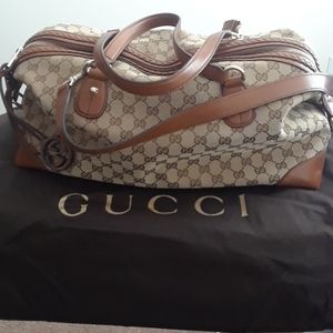 Authentic Gucci Brick Lane Top-Handle Tote Bag